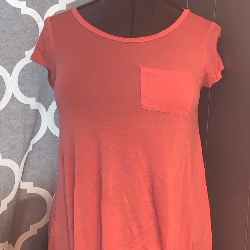 Pink see through t shirt